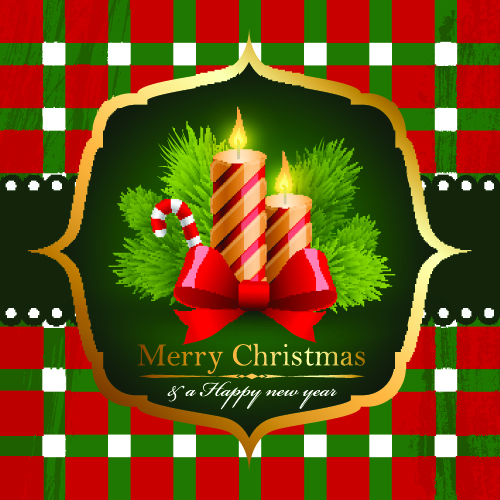 free vector Beautiful christmas background 05 vector