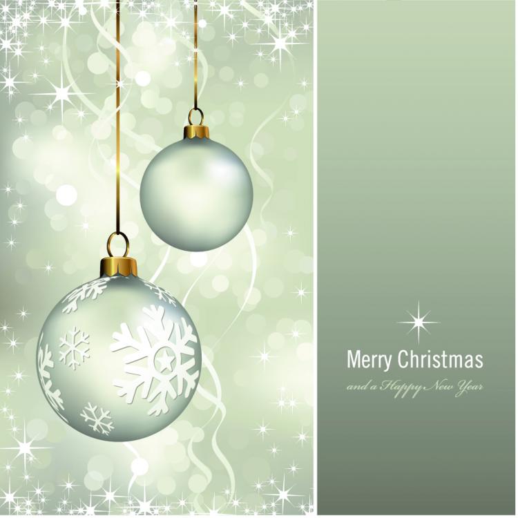 Beautiful christmas background (15834) Free EPS Download / 4 Vector