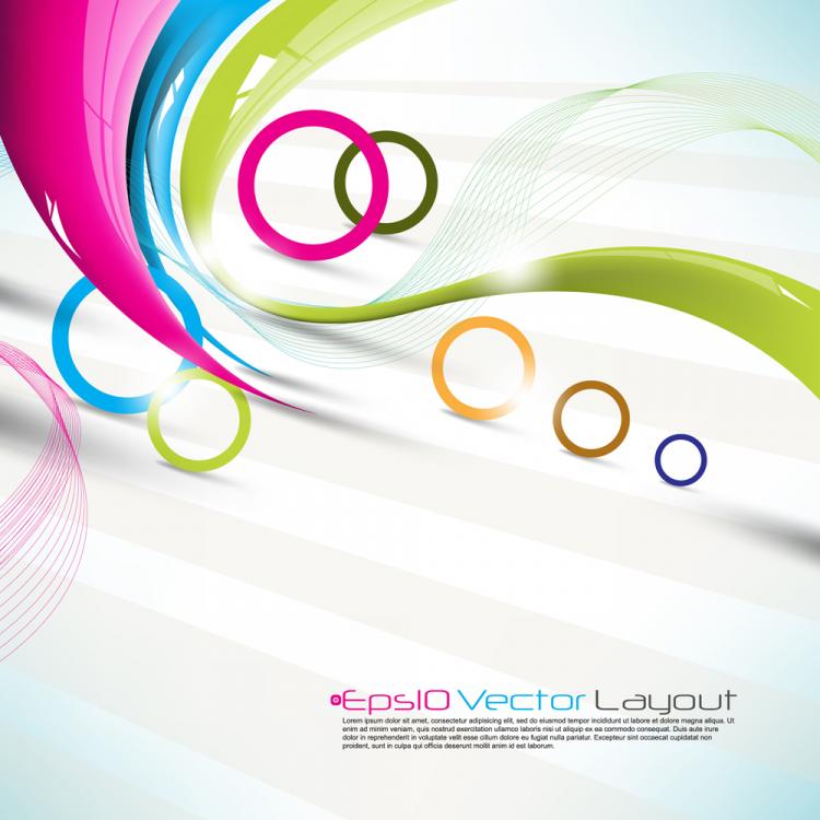 free vector Beautiful colorful background 02 vector