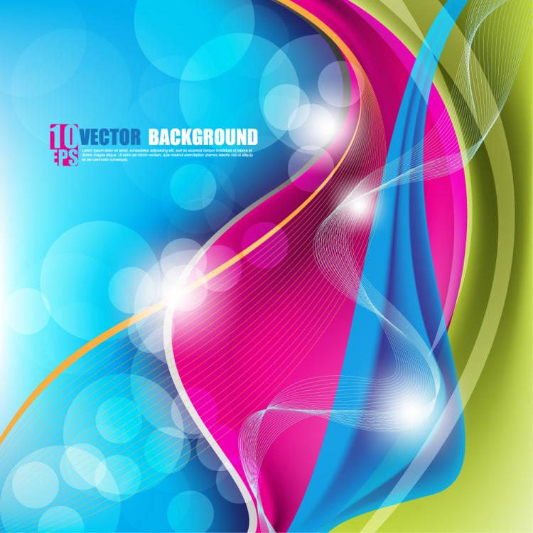 free vector Beautiful colorful background 03 vector