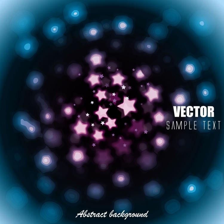free vector Beautiful dynamic background starlight 01 vector