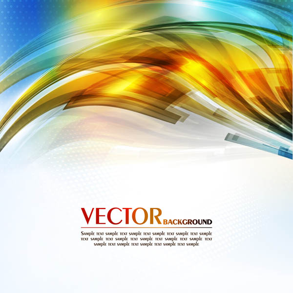 free vector Beautiful dynamic background vector