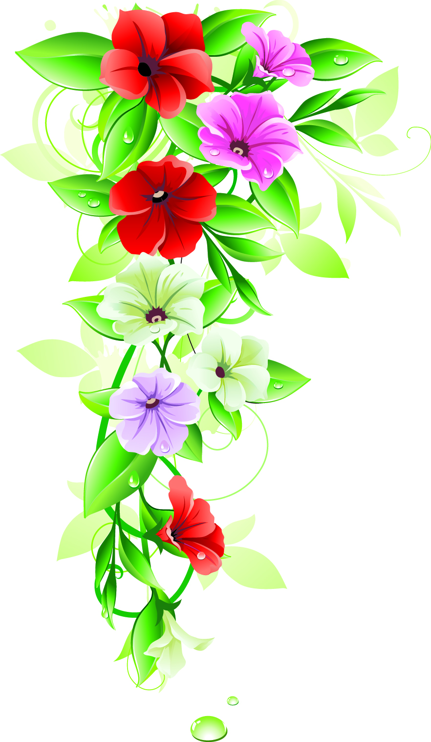 Download Beautiful flowers (20805) Free EPS Download / 4 Vector