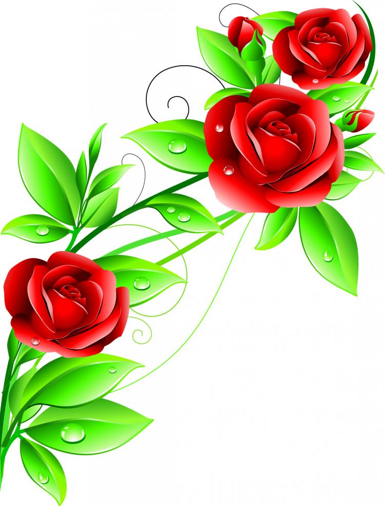 Download Beautiful flowers 02 vector Free Vector / 4Vector