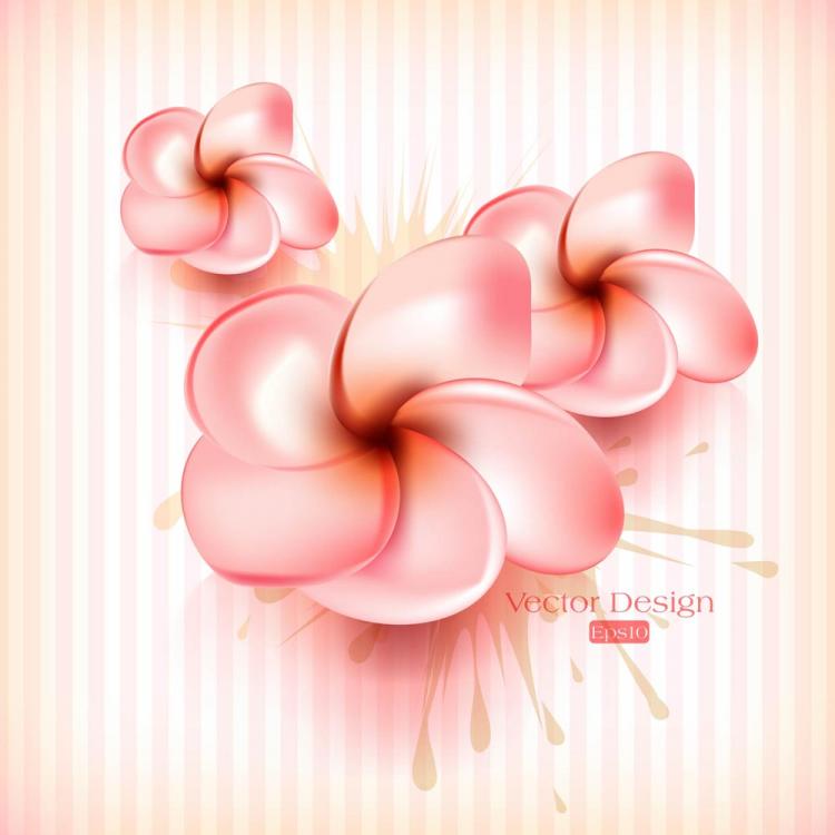 free vector Beautiful flowers background 04 vector