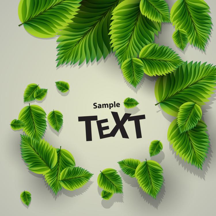 free vector Beautiful green background 02 vector