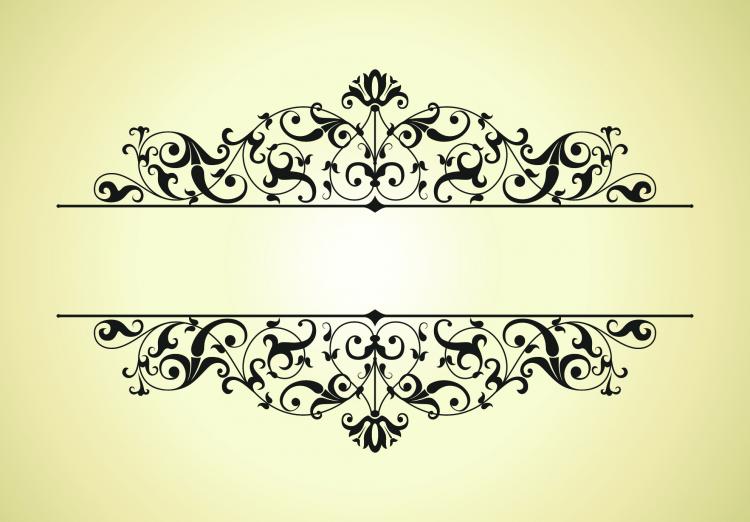 free vector Beautiful lace pattern 01 vector