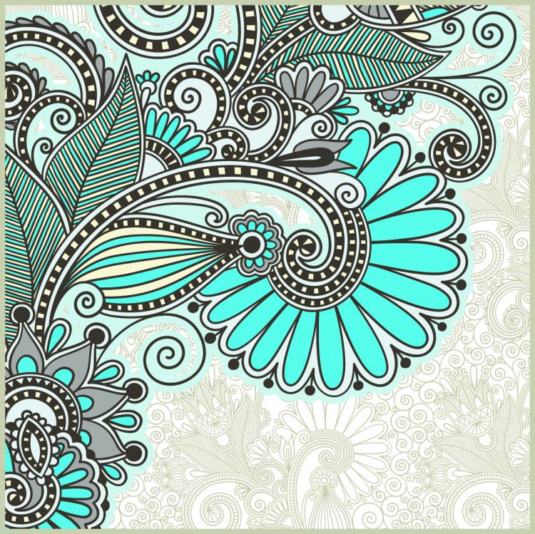 free vector Beautiful pattern background 03 vector