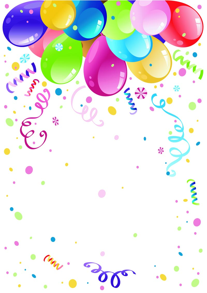 free vector Beautifully colored balloons 02 vector