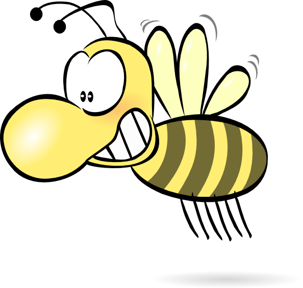 free vector Bee1 clip art