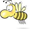 free vector Bee2 clip art