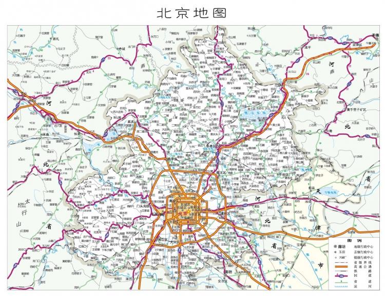 free vector Beijing map ai cdr