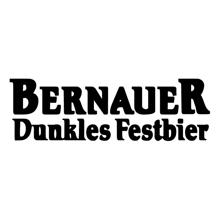 free vector Bernauer dunkles festbier