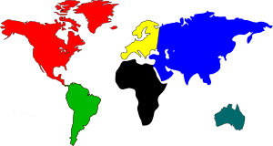 free vector Bessan World Map clip art