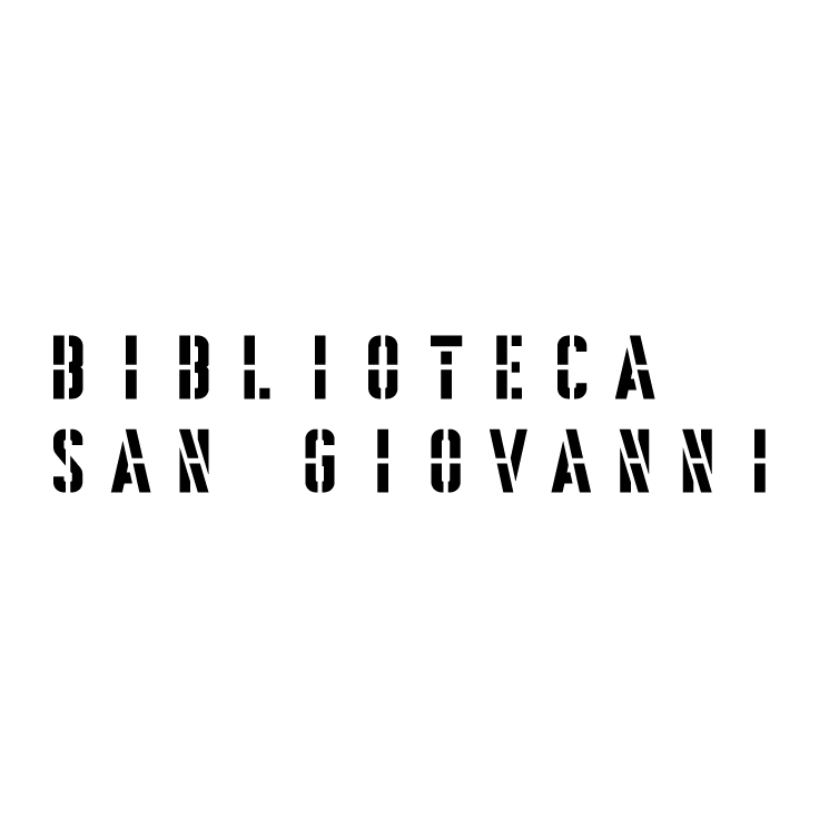 free vector Biblioteca san giovanni 1