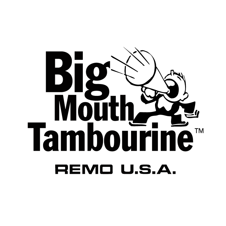 free vector Big mouth tambourine