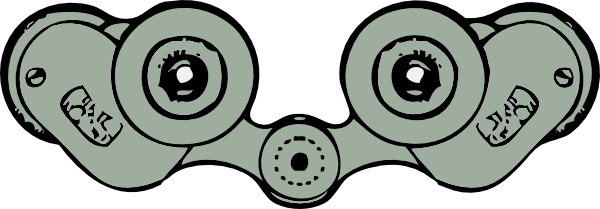 free vector Binoculars Rear View clip art