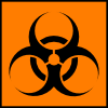 free vector Biohazard Orange clip art