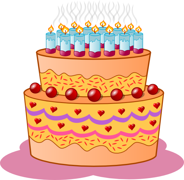 free vector Birthday Cake clip art