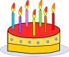 free vector Birthday Cake clip art