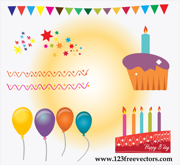 free vector Birthday Cake Vector
