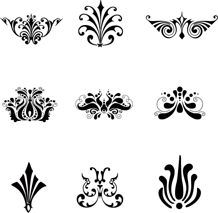 free vector Black and white tattoo totem vector