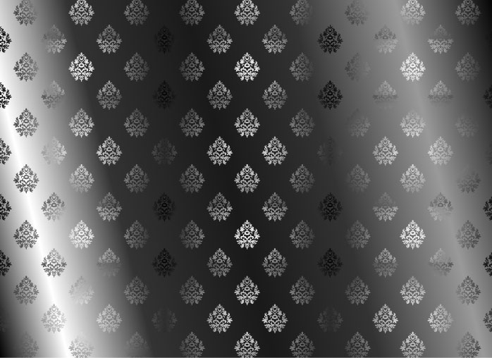 free vector Black and white twoparty continuous pattern vector
