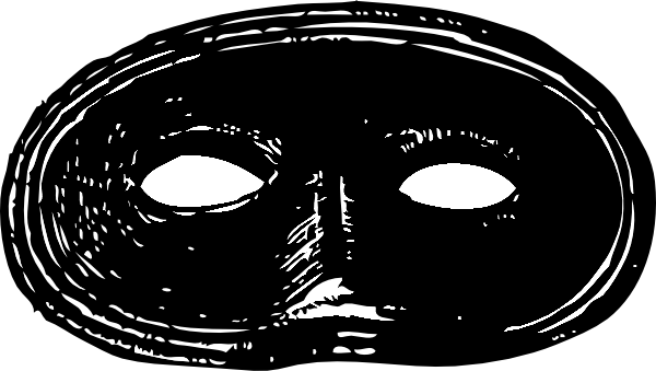 free vector Black Mask clip art
