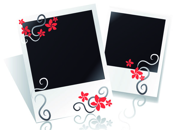 free vector Blank photo paper vector