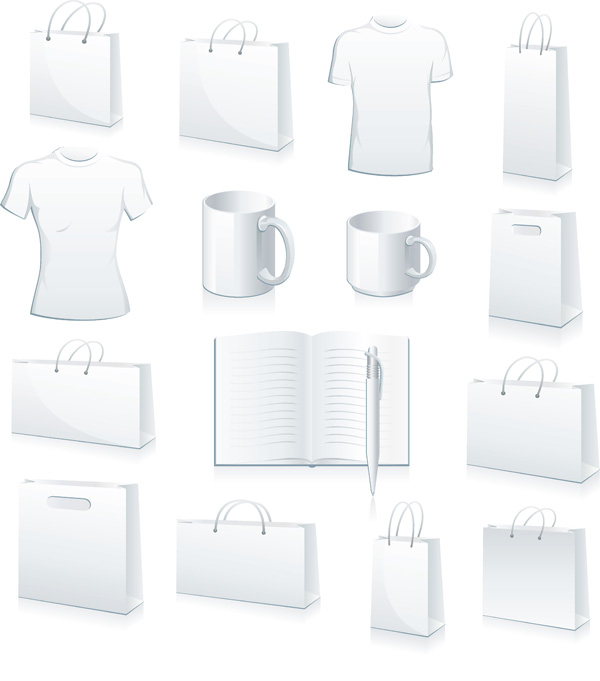free vector Blank vi design vector commonly used items