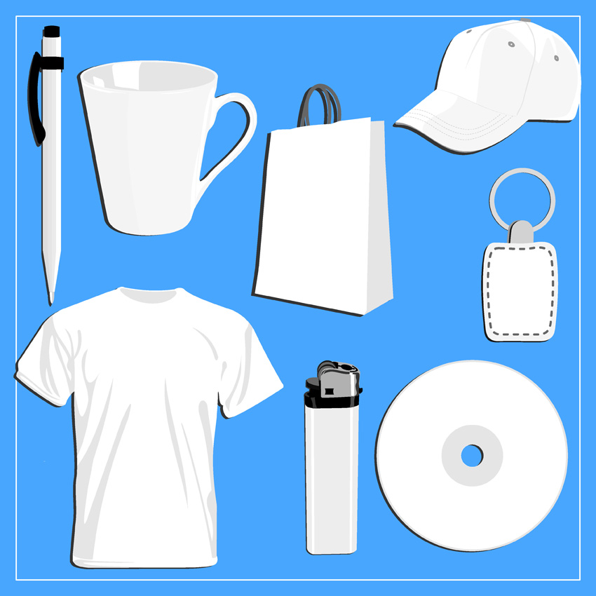 free vector Blank vi design vector commonly used items