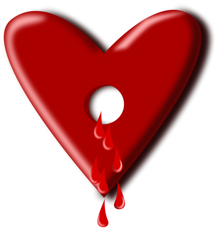 free vector Bloody heart