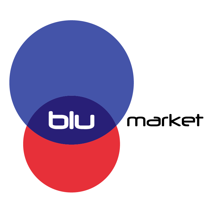 free vector Blu market