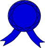 free vector Blue Badge clip art