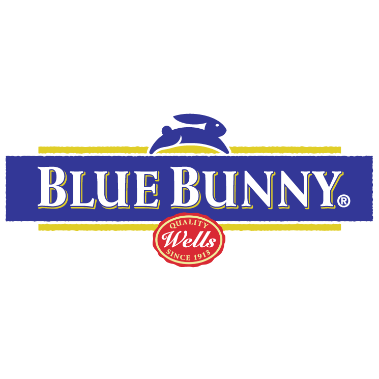 free vector Blue bunny