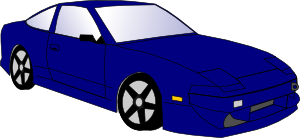 free vector Blue Car clip art