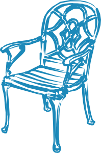 free vector Blue Chair clip art