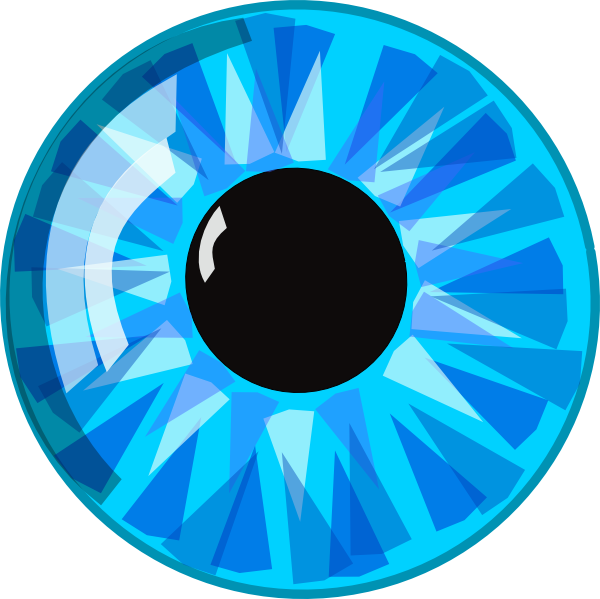 free vector Blue Eye clip art