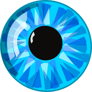 free vector Blue Eye clip art