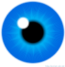 free vector Blue Eye Iris clip art