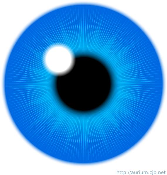 free vector Blue Eye Iris clip art