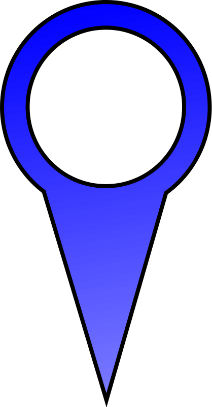 free vector Blue Map Pin