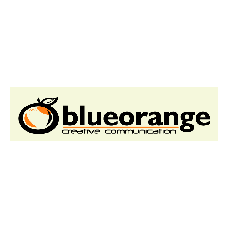 free vector Blue orange creative communication