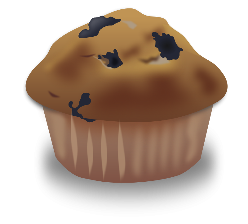 free vector Blueberry Muffin