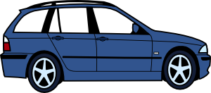free vector Bmw Touring clip art