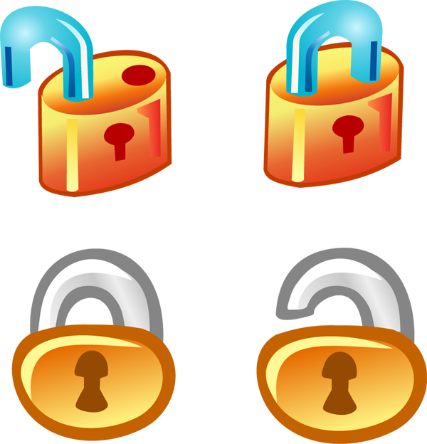 free vector Books and food lock link icon vector