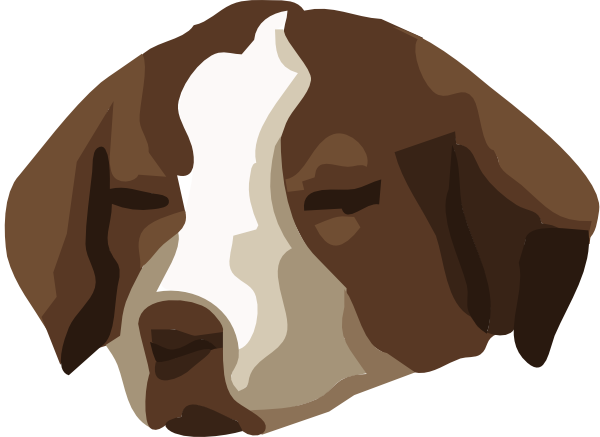 free vector Bored Dog clip art