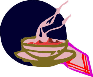 free vector Bowl Of Hot Soup clip art