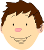 free vector Boy Face clip art