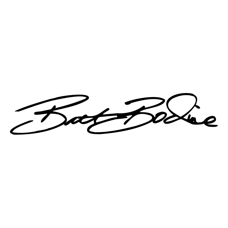 free vector Brett bodine signature